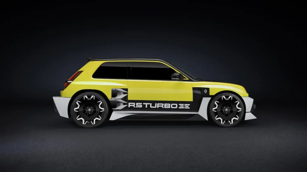 Renault 5 Turbo 3E vue de profil